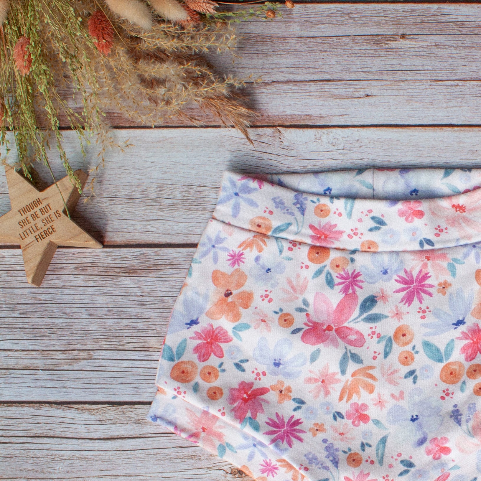 Cuffed Shorts - Wildflowers